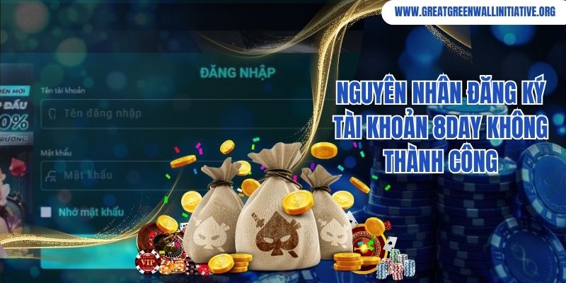 Nguyên nhân dẫn đến việc đăng ký tài khoản tại nhà cái thất bại