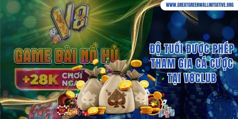 V8Club - Sân Chơi Trực Tuyến Chất Lượng, Thượng Lưu Hàng Đầu 3 Độ tuổi được phép tham gia cá cược, chơi game tại V8Club