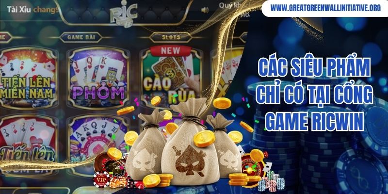 Ricwin - Cổng Game Đình Đám Tại Châu Âu Năm 2026 4 Các siêu phẩm chỉ có tại cổng game Ricwin