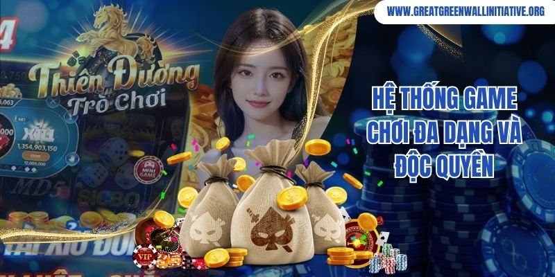 TDTC - Cổng Game Bài Đổi Thưởng Bom Tấn 2026 3 Hệ thống game chơi đa dạng và độc quyền