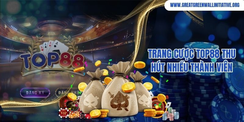 Top88 - Nền Tảng Giải Trí Trực Tuyến An Toàn Top 1 Châu Á 2 Trang cược Top88 thu hút nhiều thành viên