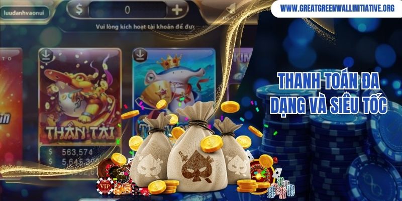 Vinwin Cổng Game Bài Đổi Thưởng Ưu Đãi Top 1 Thị Trường 4 Thanh toán đa dạng và siêu tốc